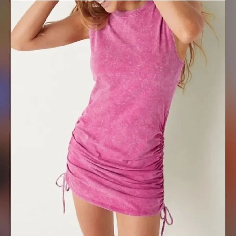 PINK Victoria’s Secret 90’s RUCHED SIDE TANK DRESS